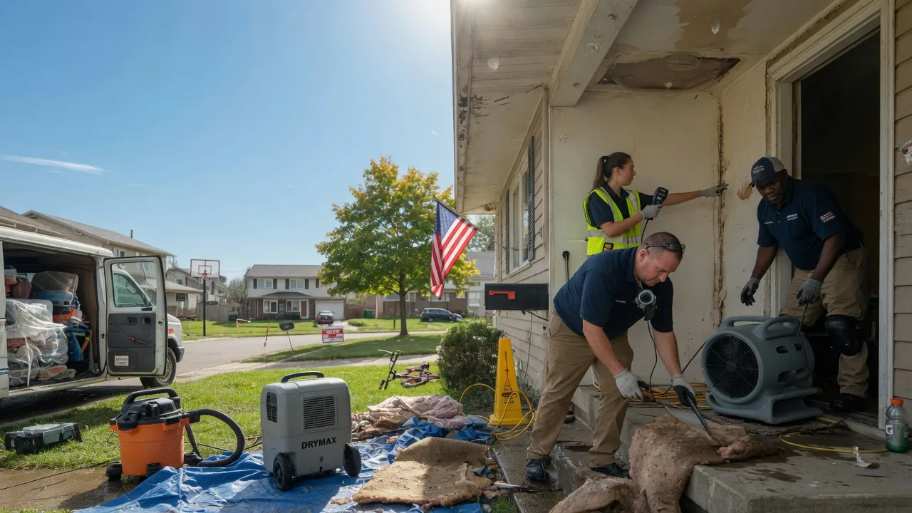 Water Damage Restoration in Fall River, WI near me